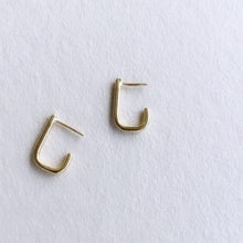 Load image into Gallery viewer, Small 14K Gold (Not) Hoop Earrings
