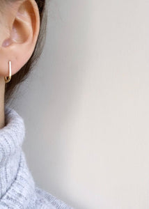 Small 14K Gold (Not) Hoop Earrings